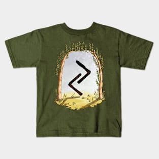 rune jera - magical symbol Kids T-Shirt